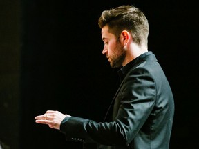 Conductor Stuart Martin of the Surrey City Orchestra.