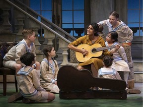 Synthia Yusuf and cast in The Sound of Music at the Stanley Industrial Alliance Stage.