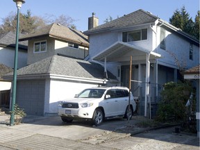 House at 6812 Radisson Street in Vancouver on Nov. 28, 2019, for Kim Bolan story. [PNG Merlin Archive]