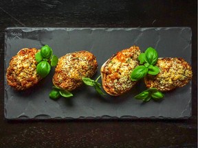 The Stuffed Clams with Parmigiano and Breadcrumbs created by executive chef Curtis Luk for Cibo Trattoria's 2019 Feast of the Seven Fishes.