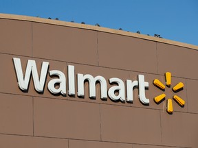 Walmart's logo is seen outside one of the stores in Chicago, Illinois, U.S., November 20, 2018.