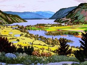 South Thompson Valley Near Chase, BC (1957). Oil, 25" × 32" (63.5 × 81.0 cm). Courtesy of the Vancouver Art Gallery. Printed with permission from TouchWood Editions.
