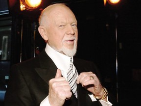 Hockey commentator Don Cherry.