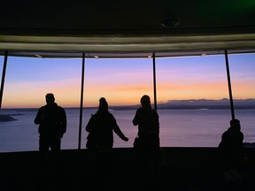 Sunset  from the Space Needle.