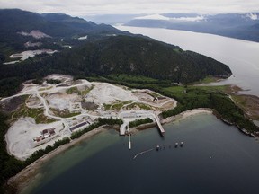 LNG site on the Douglas Channel near Kitimat, B.C., in 2015.
