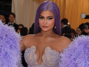 Kylie Jenner arrives for the 2019 Met Gala at the Metropolitan Museum of Art on May 6, 2019, in New York. - The Gala raises money for the Metropolitan Museum of Arts Costume Institute.