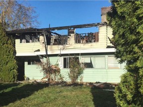 LANGLEY, BC - One man died and a woman was seriously injured in a Langley house fire early Thursday morning Nov. 21, 2019.