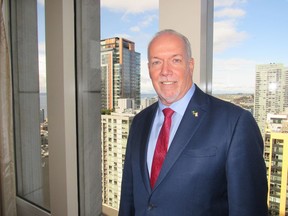 B.C. Premier John Horgan knows he has big challenges ahead, but he stopped Thursday to point out some major accomplishments by his government.