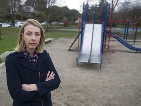 Katie Lewis is upset by the number of needles left by addicts she found in MacLean Park in Vancouver's Strathcona neighbourhood. She'd like the city to do more to improve the situation.