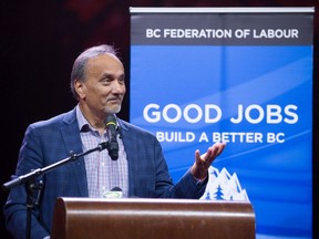 Harry Bains, B.C.'s Minister of Labour, was a veteran of bargaining during his days as an official with the IWA. He says about the current transit dispute: “Negotiations take place not in the media, not in this chamber — at the bargaining table.”