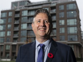 Kennedy Stewart just before being sworn in as Vancouver's mayor last November.