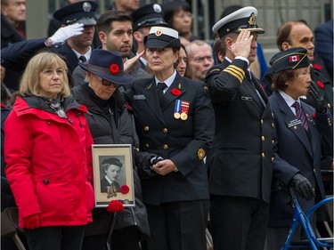 VANCOUVER, BC - November 11, 2019  - Thousands attend Remembrance Day ceremony  at Victory Square in Vancouver, BC, November 11, 2019.  (Arlen Redekop / PNG staff photo) (story by Sue Lazaruk) [PNG Merlin Archive]