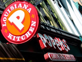 A Popeyes restaurant in Washington D.C. in August.