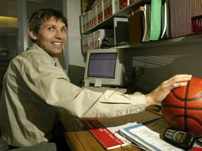 Eli Pasquale in 2004 at his car dealership office.