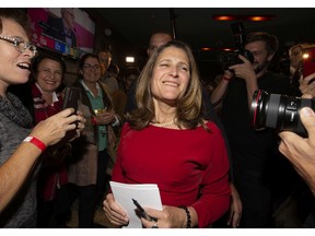 Chrystia Freeland steps out of her job as a highly successful Canadian foreign affairs minister.