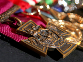 This Victoria Cross awarded to Lieutenant-Colonel David Currie was bought by the Canadian War Museum in 2018.