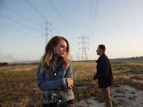 Juno Temple and Simon Pegg play Hannah and Theo in the film Lost Transmissions by writer/director Katharine O'Brien.