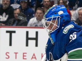 Vancouver Canucks' netminder Jacob Markstrom said he's focused on finding his form and leading his NHL team to the playoffs after enduring some "messy months" due to the death of his father.