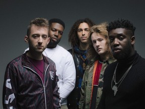 The Ezra Collective, a U.K. jazz group led by Femi Koleoso (drums), and featuring TJ Koleoso (bass), Joe Armon-Jones (keys), Dylan Jones (trumpet) and James Mollison (saxophone).