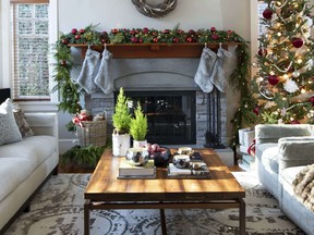 Vancouver home, designed by Peter Rose Architecture, and decorated for the holidays by Trish Knight and Nicole Varga of Knight Varga Interiors. Photo credit: Janis Nicolay for The Home Front: Styling your home this holiday season by Rebecca Keillor  [PNG Merlin Archive]