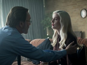 Sara Canning and Peter Outerbridge in Level 16.