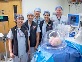 A lung transplant team at Vancouver General Hospital. Photo: Provincial Health Services Authority