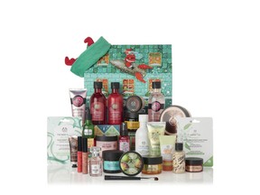 Items from the Dream Big this Christmas Advent Calendar from The Body Shop (sold out online).