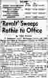 The front page of teh Vancouver Sun Dec. 13, 1962 with results of a plebiscite that approved Sunday movies and concerts in Vancouver.