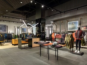 A look inside the new Arc'teryx store in Metropolis at Metrotown.