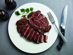 A Porterhouse steak at Hy's Steakhouse & Cocktail Bar.