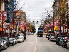 East Pender Street in Chinatown. Political observers are raising questions about the decision by the Consulate-General of the People’s Republic of China in Vancouver to form a corps of citizen volunteers.
