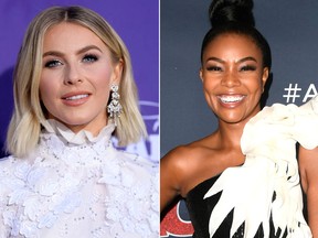 Julianne Hough, left, and Gabrielle Union. (Getty Images file photos)