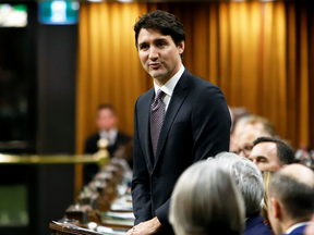 Prime Minister Justin Trudeau welcomes MPs to the House of Commons as parliament prepares to resume for the first time since the October election, Dec. 5, 2019.
