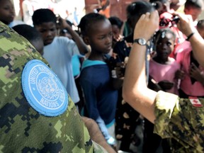 17 October 2009 Port-au-Prince, Haiti United Nations MINUSTAH Canadian contingent members visit with Orphans from the Compassion Orphanage located on the outskirts of Port-au-Prince, Haiti.