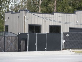 The building at 23009 Fraser Highway in Langley that the B.C. Civil Forfeiture Office is suing to seize.