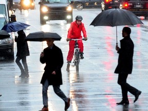 Heavy rainfall is expected in Metro Vancouver and the B.C. south coast on Friday.