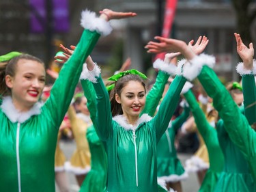 Shift Dance Academy performs during the Santa Claus Parade
