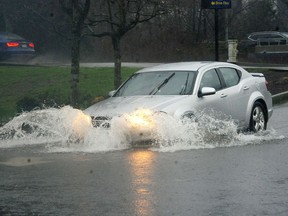 A rainfall warning is in effect for Metro Vancouver on New Year's Eve, with up to 60 millimetres of rain expected in some parts.