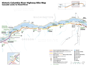 This map shows Highway I-84 westbound, including a "narrow shoulder" warning. This is where the collision occurred in 2016.