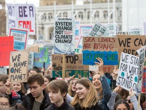Students take part in global school strike for climate in support of Swedish student Greta Thunberg. Thunberg told world leaders they needed to start acting responsibly over issues concerning climate change.