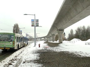 File photo of the site of the new Capstan SkyTrain Station in Richmond.
