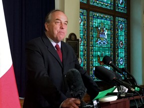 B.C. Green Party leader Andrew Weaver announces he is stepping down as leader of the party before the next election. Photo: Rob Shaw/PNG [PNG Merlin Archive]