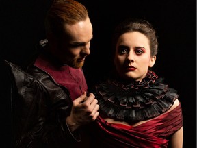 Kyle Preston Oliver and Bonnie Duff star in The Changeling, at Telus Studio Theatre, Jan. 16 to Feb. 1.