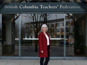 Teri Mooring, president of the B.C. Teachers' Federation.