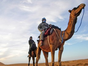 Shayne and Yvonne Konar in Morocco.