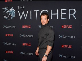 Henry Cavill attends the photocall for Netflix's "The Witcher" season 1 at the Egyptian Theatre on December 03, 2019 in Hollywood, California.