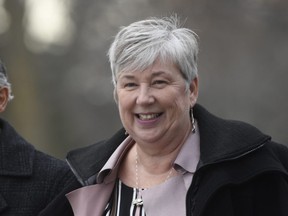 Liberal MP Bernadette Jordan arrives for the cabinet swearing-in ceremony in Ottawa on Wednesday, Nov. 20, 2019. THE CANADIAN PRESS/Adrian Wyld