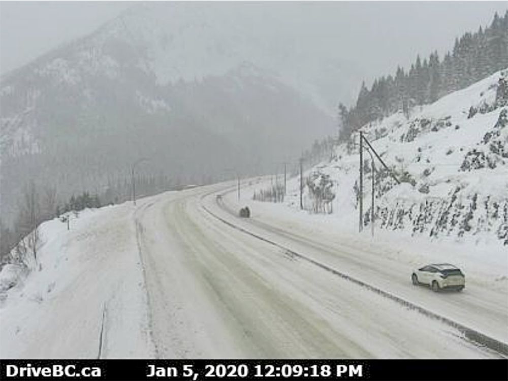 Snowfall Warnings In Place For Coquihalla Highway Environment Canada Vancouver Sun 