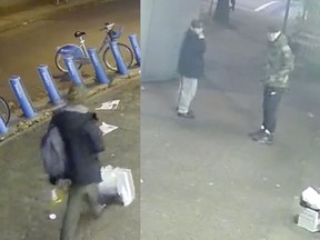 Vancouver police are releasing video footage of three individuals who may have information about a serious West End assault that has left a man in hospital for nearly two months.