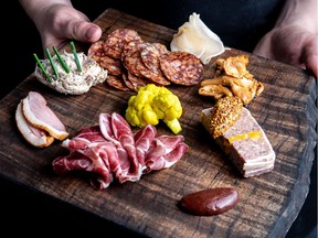Charcuterie at Courtney Room in Victoria.